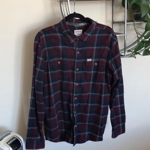 Captain Fin long sleeve flannel shirt